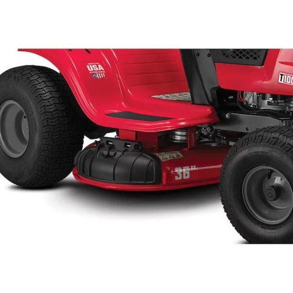troy bilt t100 36 in 11.5 hp riding lawn mower