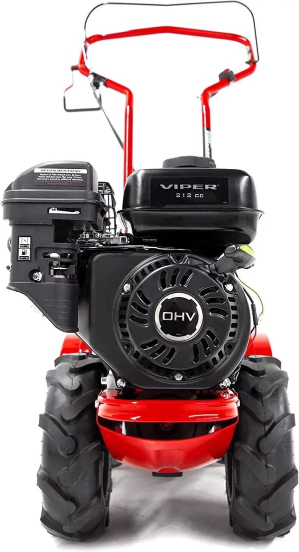 earthquake 33970 victory rear tine tiller, powerful 212cc 4 cycle viper engine