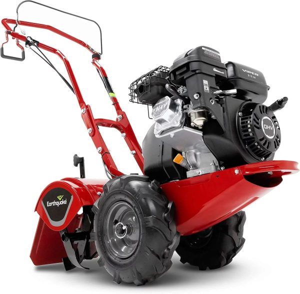 earthquake 33970 victory rear tine tiller, powerful 212cc 4 cycle viper engine