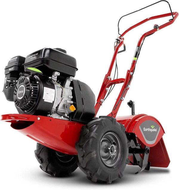 earthquake 33970 victory rear tine tiller, powerful 212cc 4 cycle viper engine