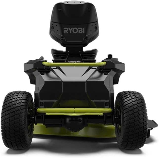Ryobi 38″ 100Ah Electric Rear-Engine Riding Lawn Mower – Model RY48111