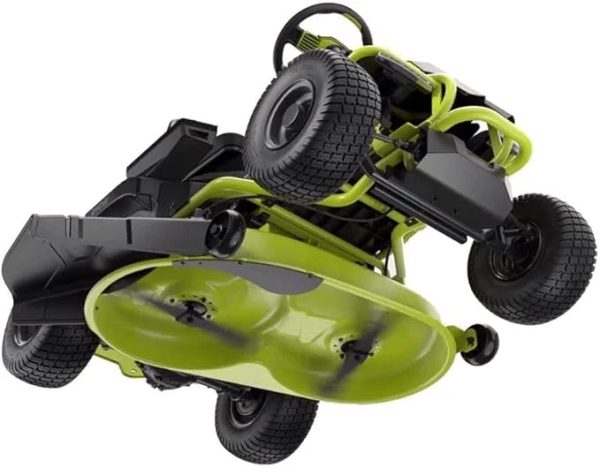 ryobi 38″ 100ah electric rear engine riding lawn mower – model ry48111